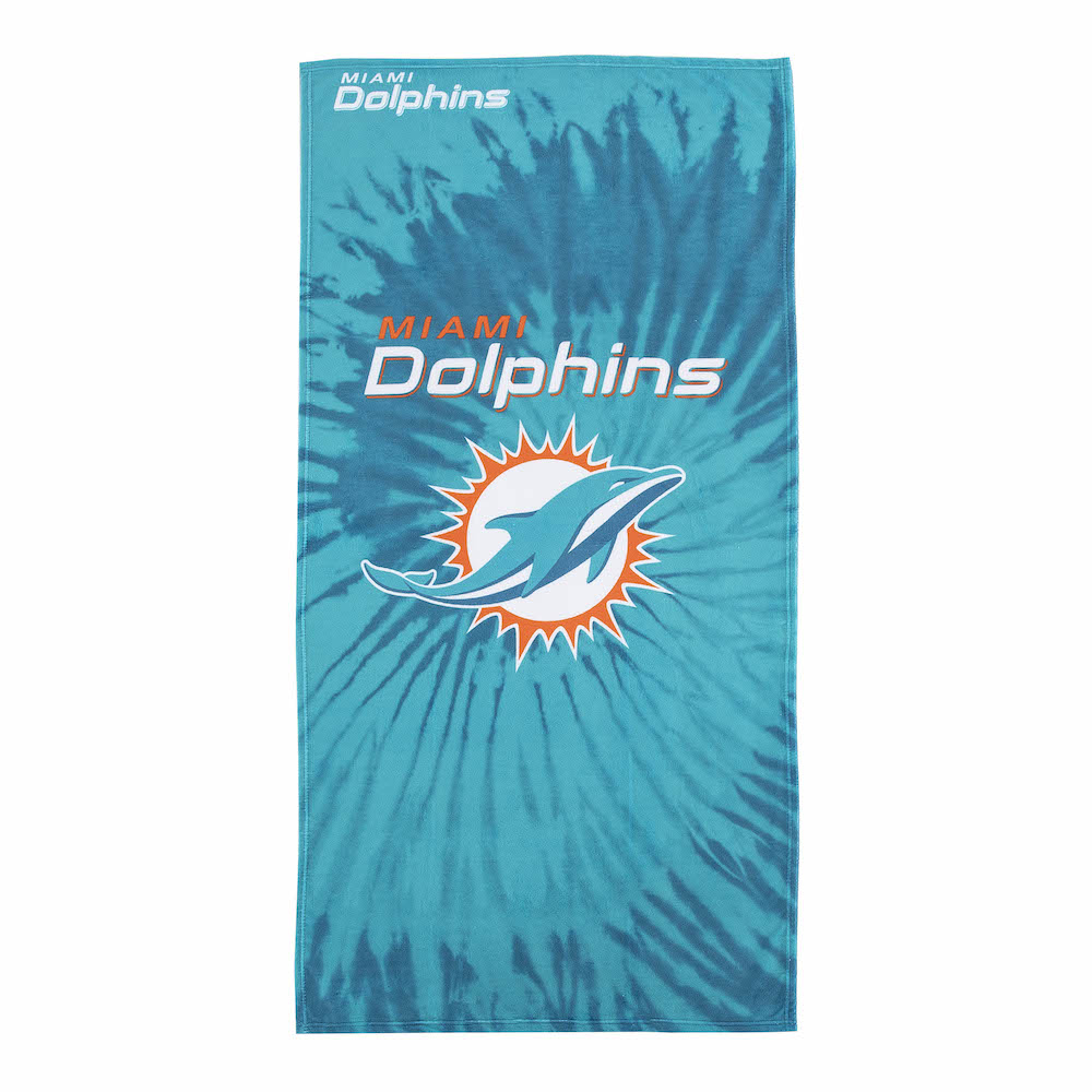 Miami Dolphins Pyschedelic 30x60 Beach Towel