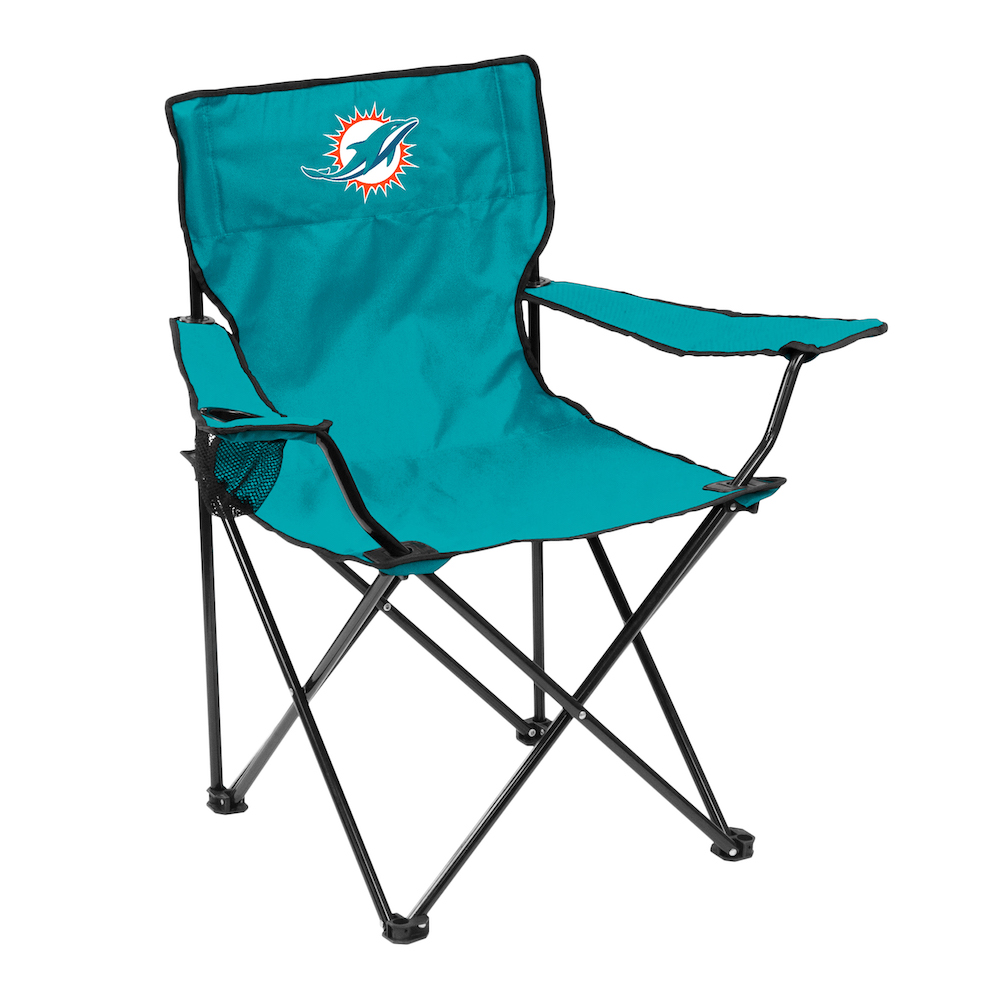Miami Dolphins QUAD style logo folding camp chair