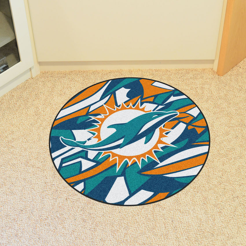 Miami Dolphins Quick Snap Roundel Mat