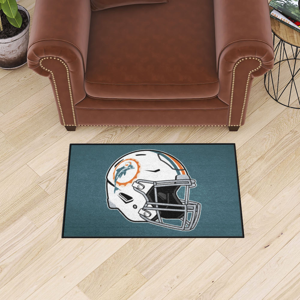 Miami Dolphins Football Rug