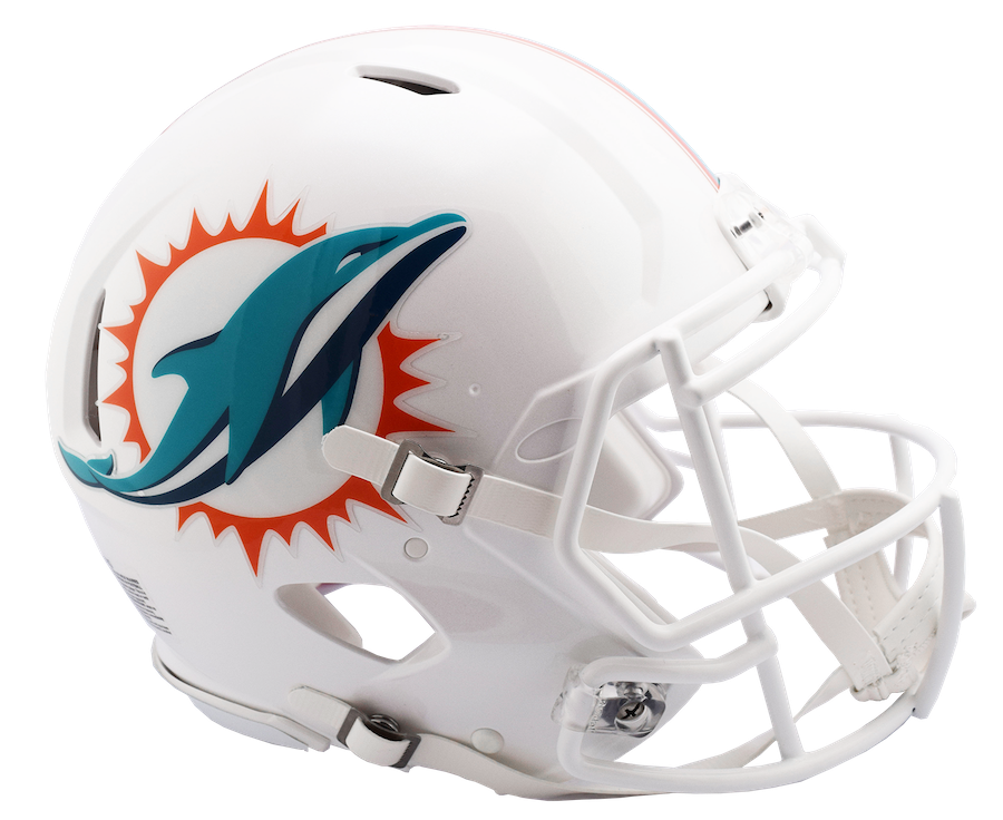 Miami Dolphins SPEED Revolution Authentic Football Helmet