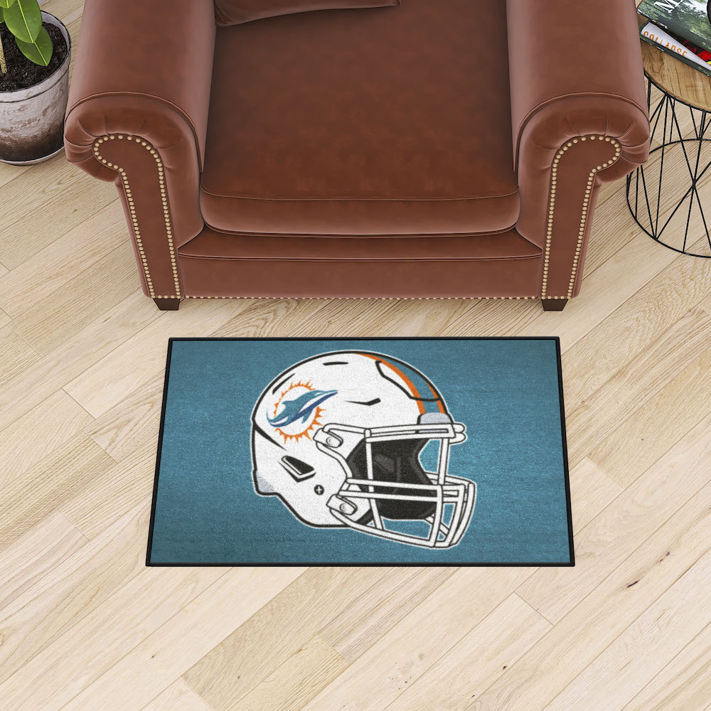 Miami Dolphins 20 x 30 STARTER Floor Mat - Helmet Logo