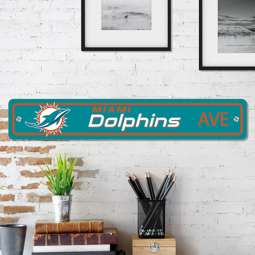 Miami Dolphins Street Sign