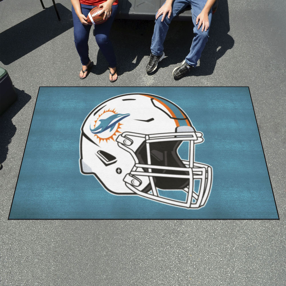 Miami Dolphins ULTI-MAT 60 x 96 Rug - Helmet Logo