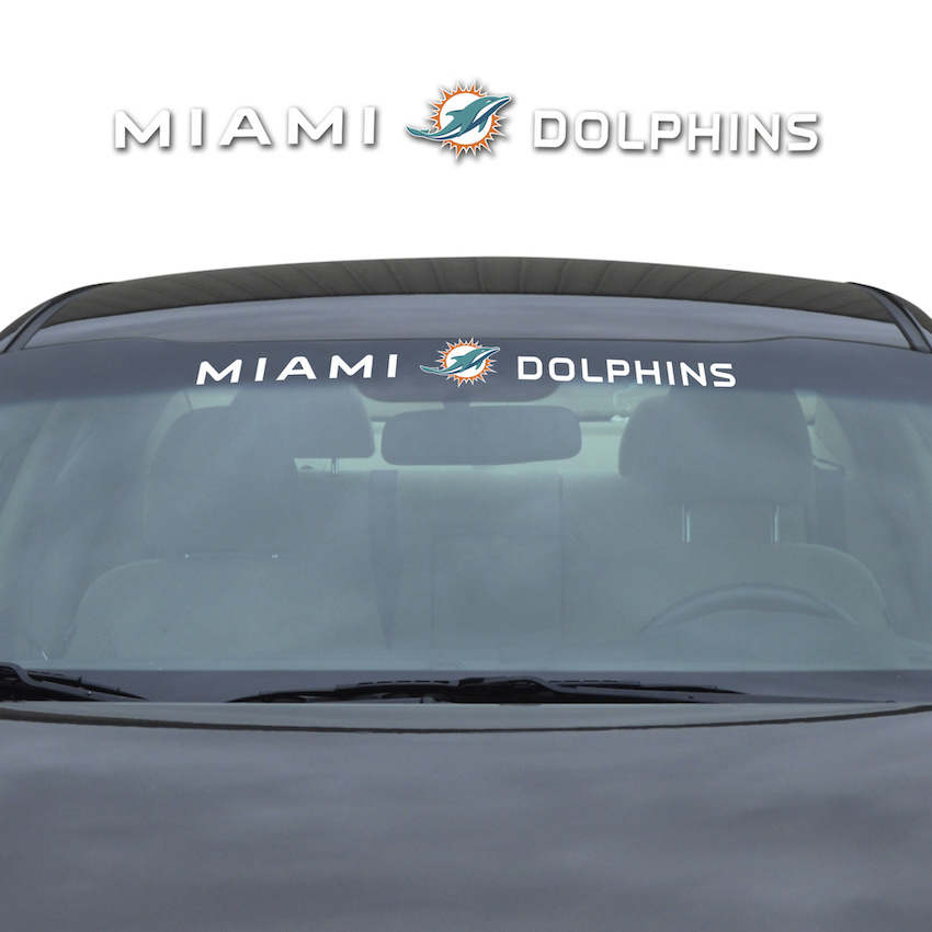 Miami Dolphins Windshield Decal