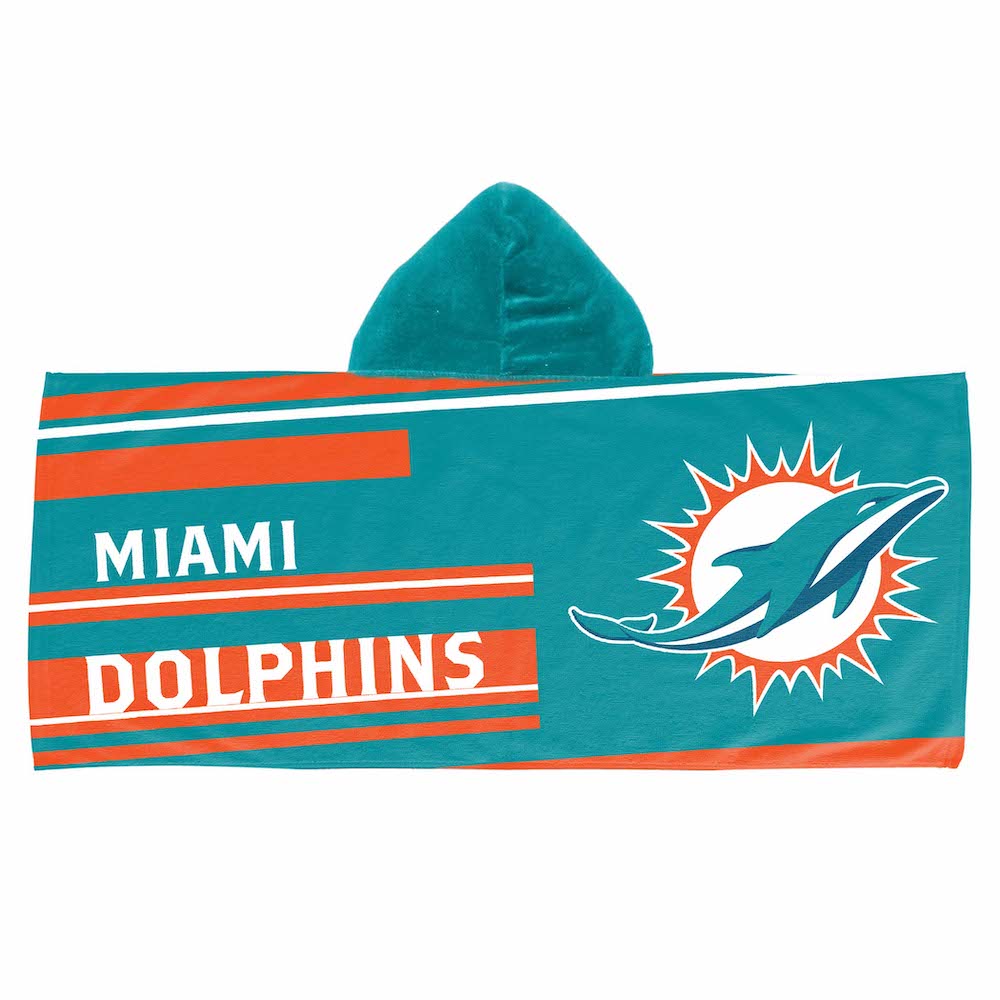 Miami Dolphins Youth Hooded Beach Towel