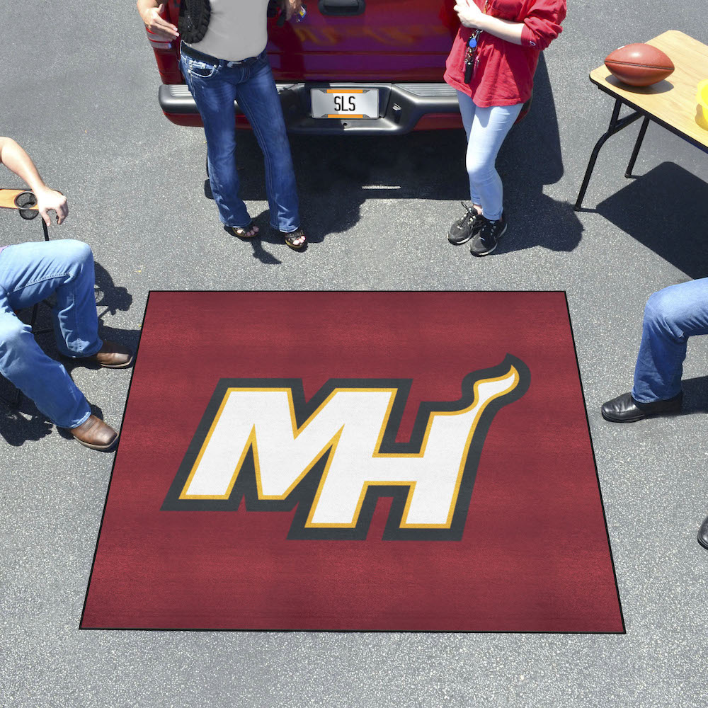 Miami Heat TAILGATER 60 x 72 Rug - 2nd Logo