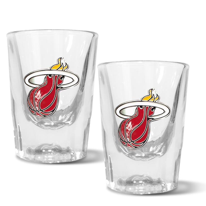 Miami Heat 2pc Prism Shot Set