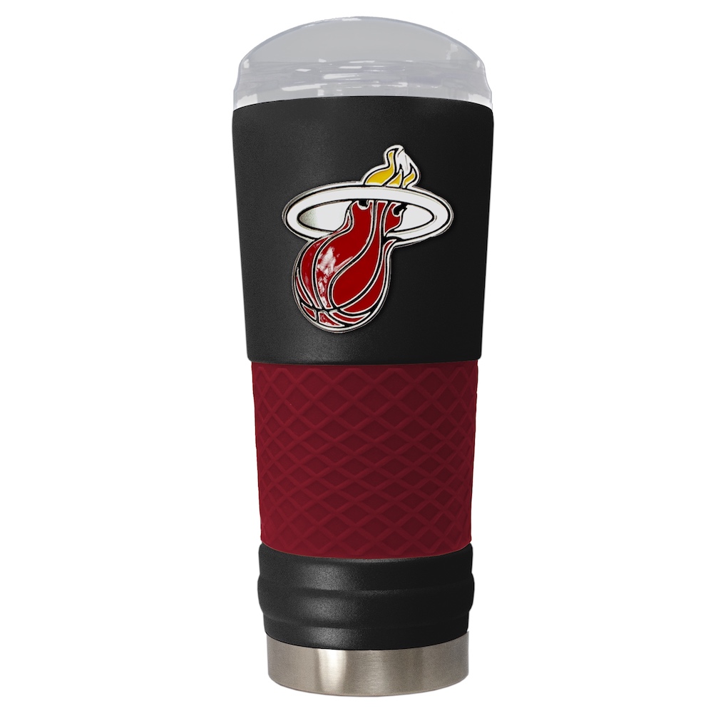 Miami Heat 24 oz DRAFT SERIES NBA Powder Coated Insulated Travel Tumbler