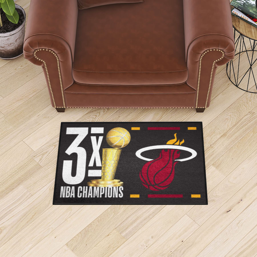 Miami Heat DYNASTY Floor Mat - 20 x 30 inch Starter style