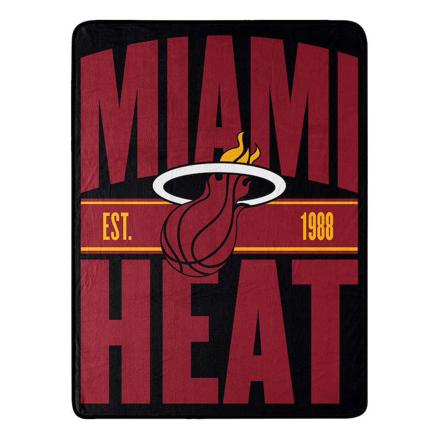 Miami Heat REDUX Micro Raschel 50 x 60 Team Blanket