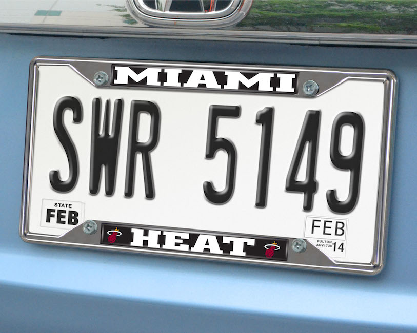 Miami Heat License Plate Frame