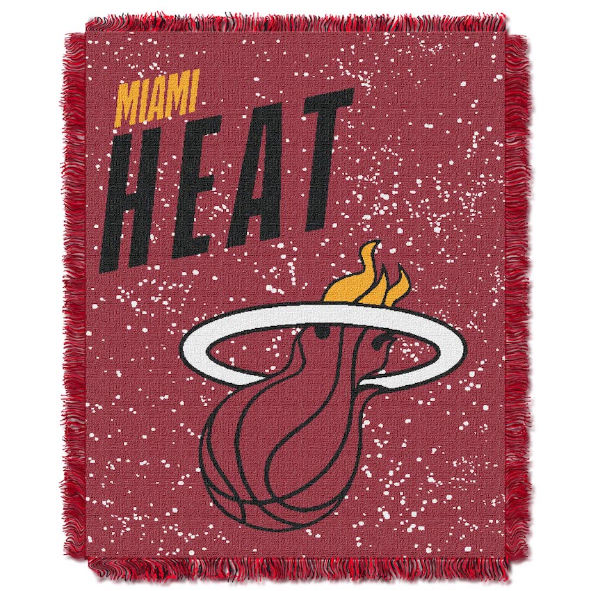 Miami Heat Double Play Tapestry Blanket 48 x 60