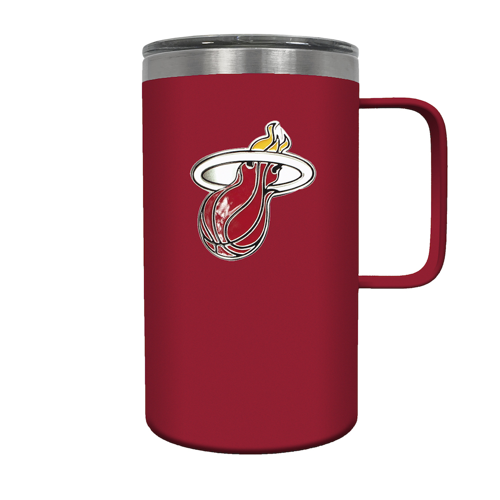 Miami Heat 18 oz HUSTLE Travel Mug - Team Color