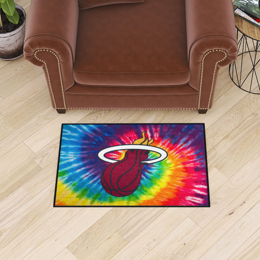 Miami Heat TIE-DIE 20 x 30 Starter Floor Mat