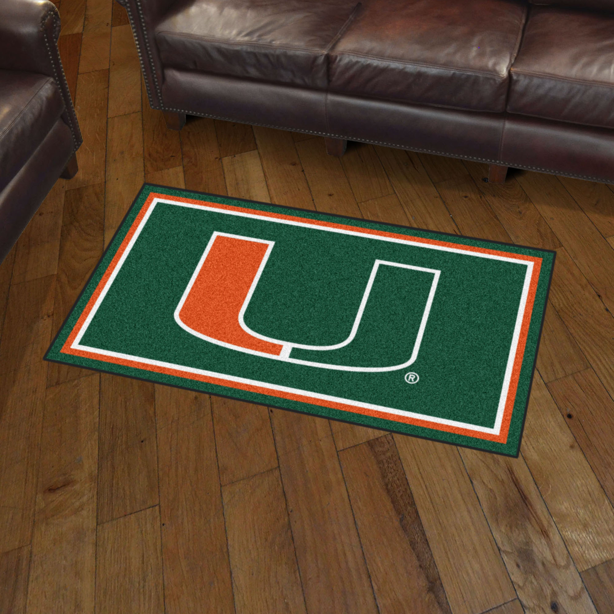 Miami Hurricanes 3x5 Area Rug