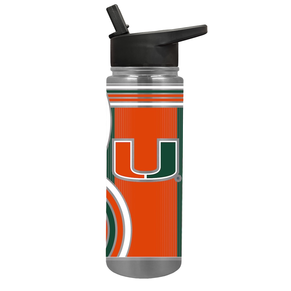 Miami Hurricanes COOL VIBES 24 oz Thirst Hydration Water Bottle