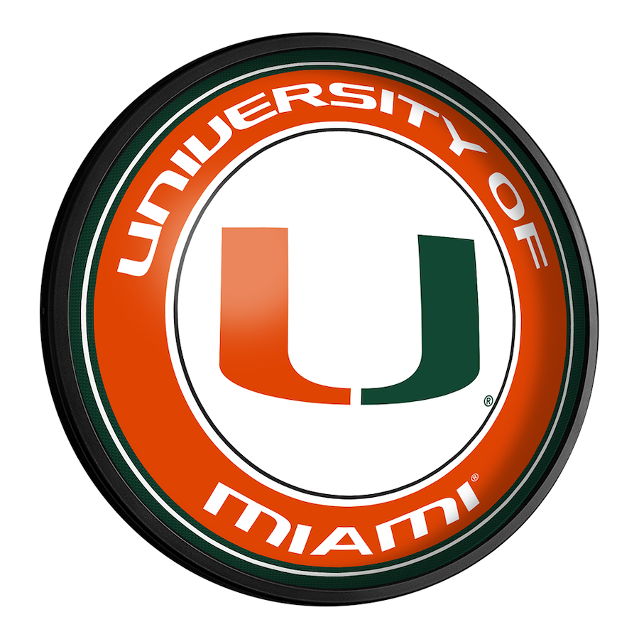 Miami Hurricanes Slimline LED Wall Sign