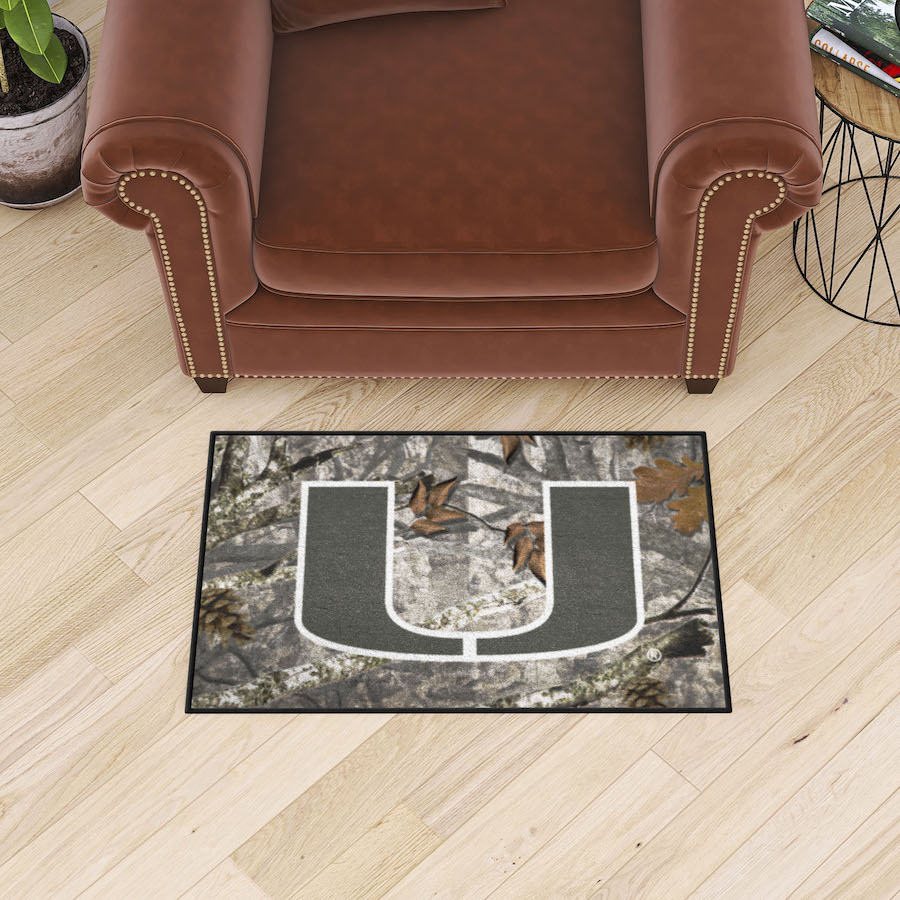 Miami Hurricanes CAMO 20 x 30 Starter Floor Mat