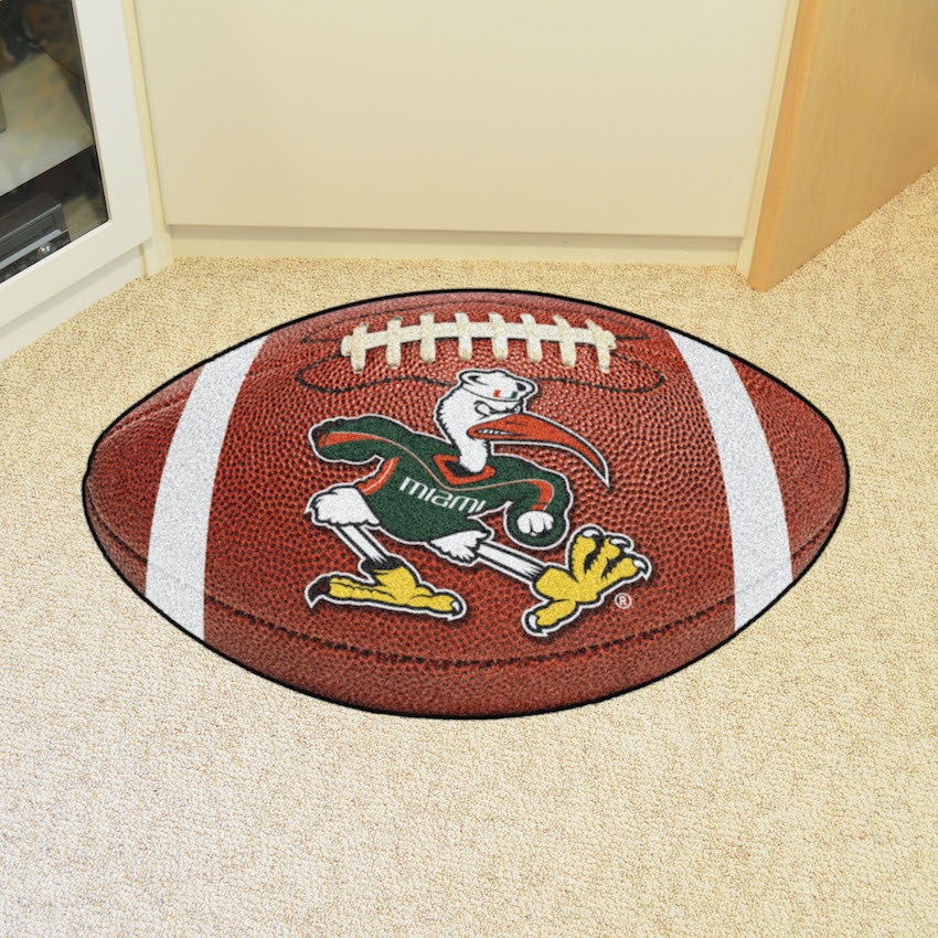 Miami Hurricanes 22 x 35 FOOTBALL Mat