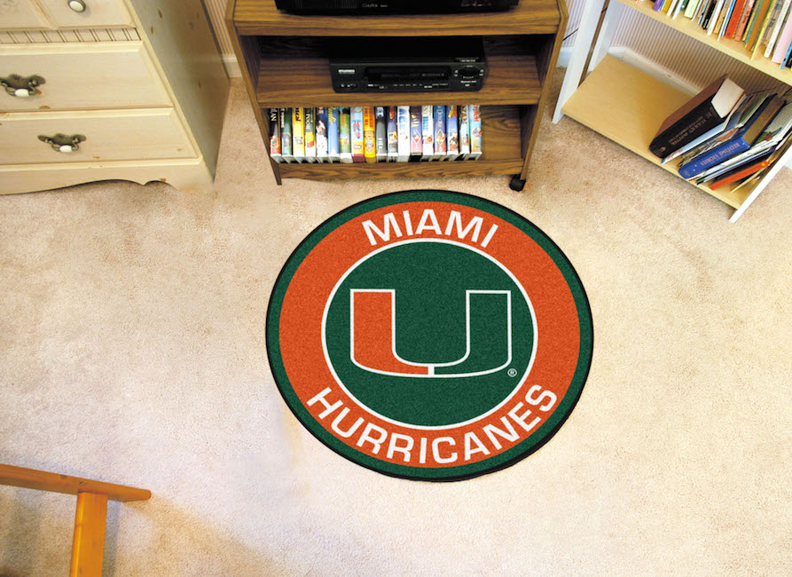 Miami Hurricanes Roundel Mat