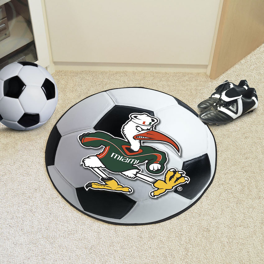 Miami Hurricanes SOCCER BALL Mat