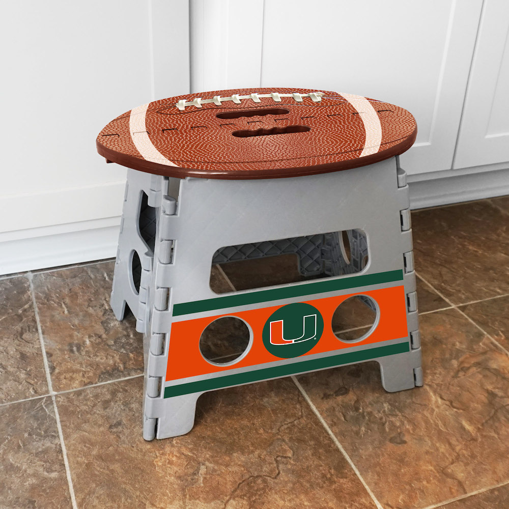 Miami Hurricanes Folding Step Stool