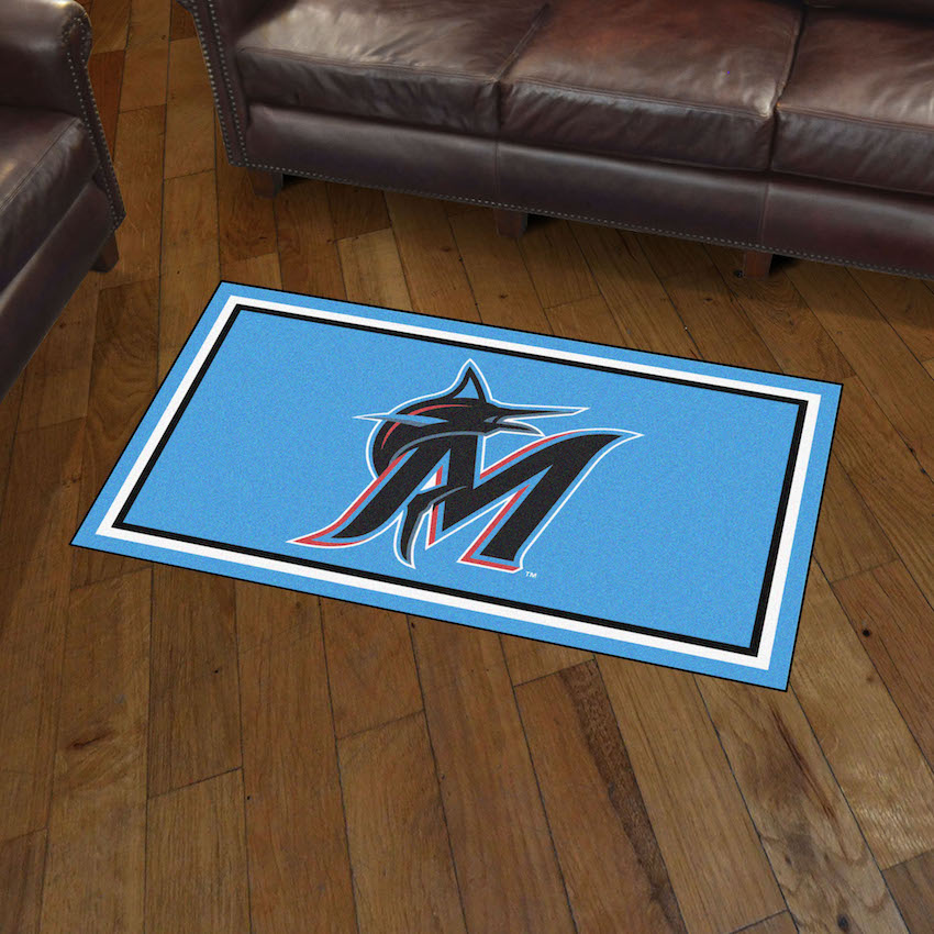 Miami Marlins ALT LOGO 3x5 Area Rug