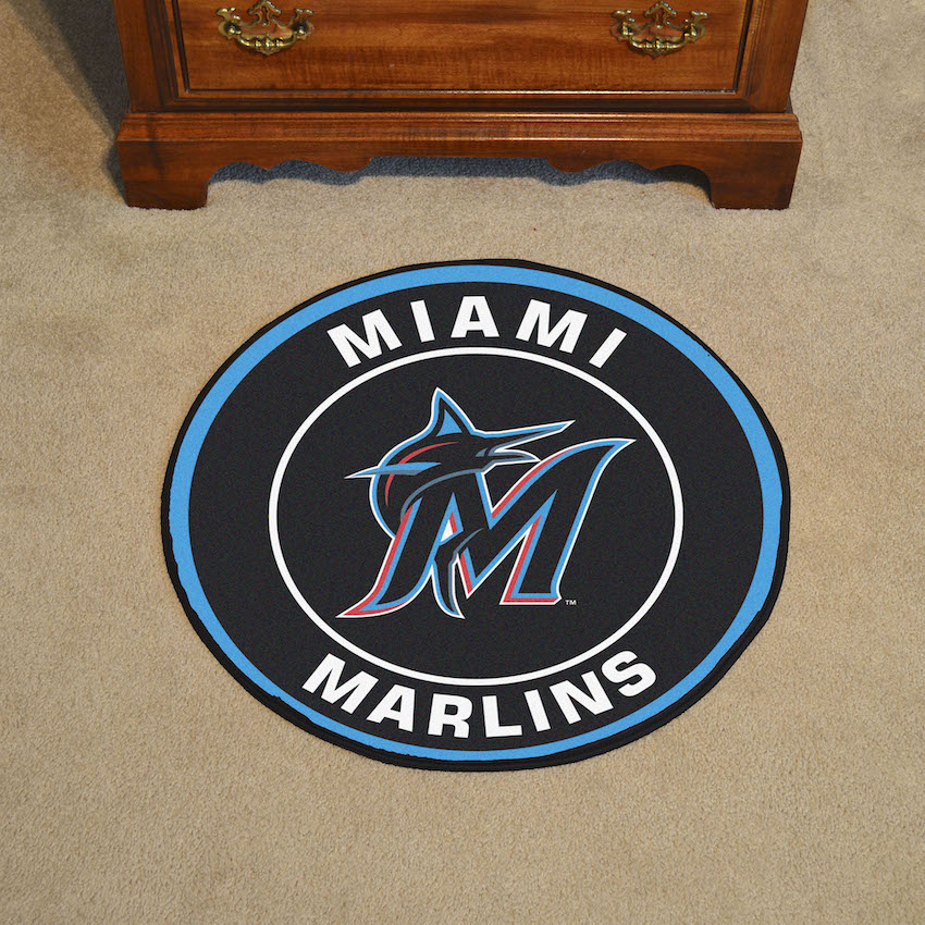 Miami Marlins ALT LOGO Roundel Mat