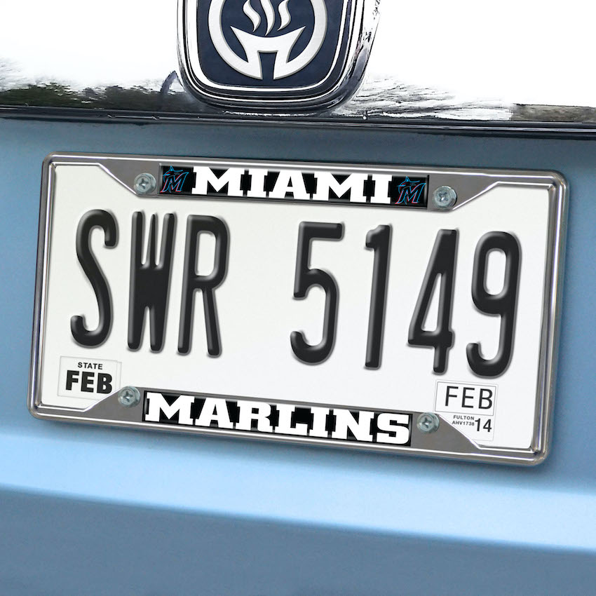 Miami Marlins License Plate Frame