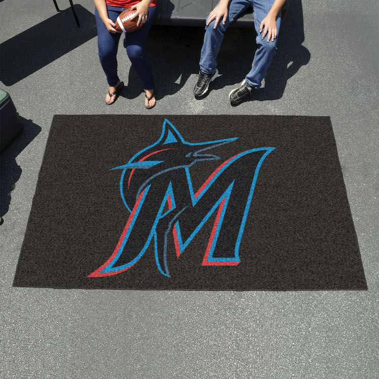 Miami Marlins UTILI-MAT 60 x 96 Rug