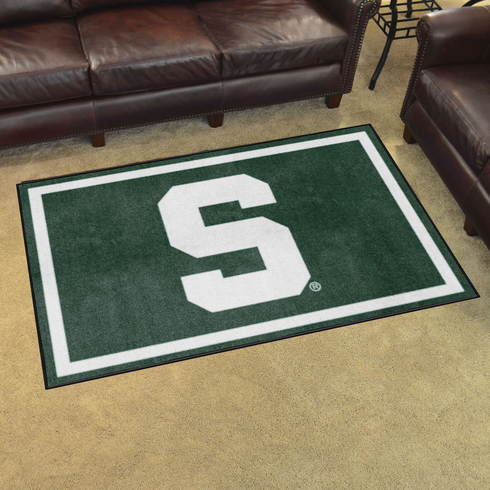 Michigan State Spartans 4x6 Area Rug - 2nd Logo