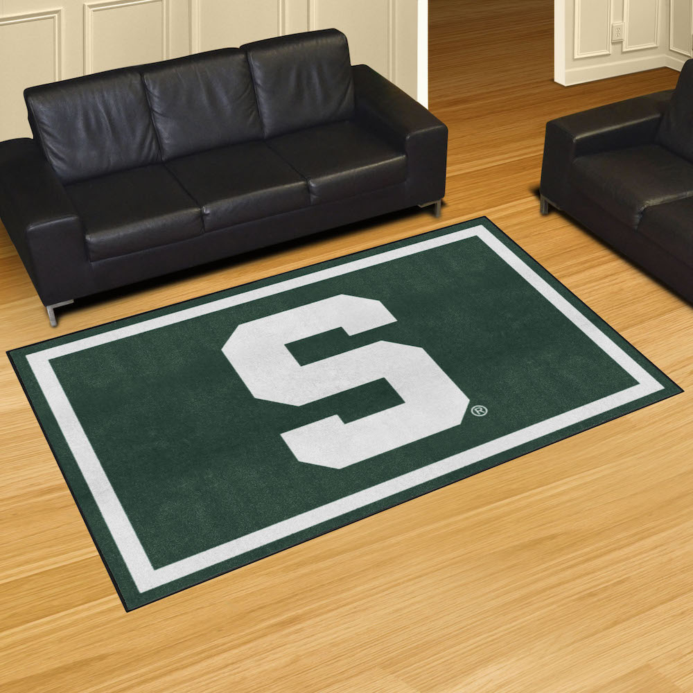 Michigan State Spartans 5x8 Area Rug - 2nd Logo