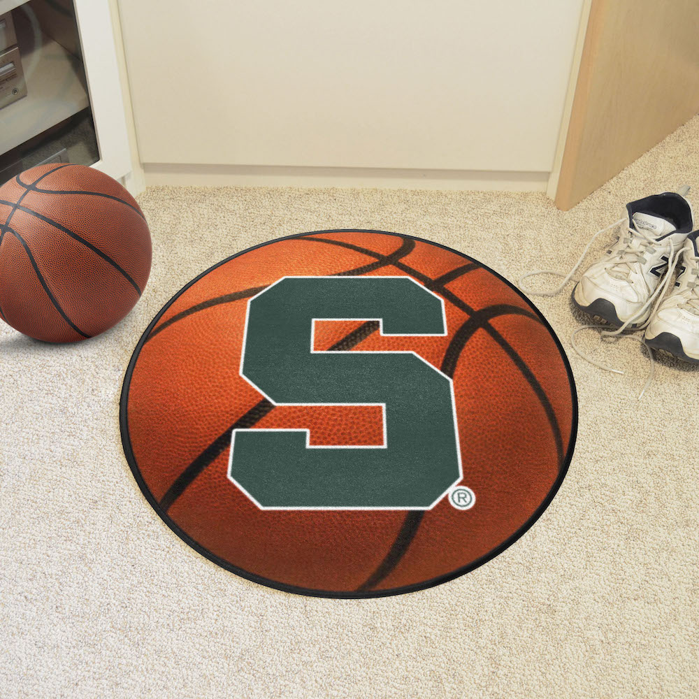 Michigan State Spartans BASKETBALL Mat - 2nd Logo