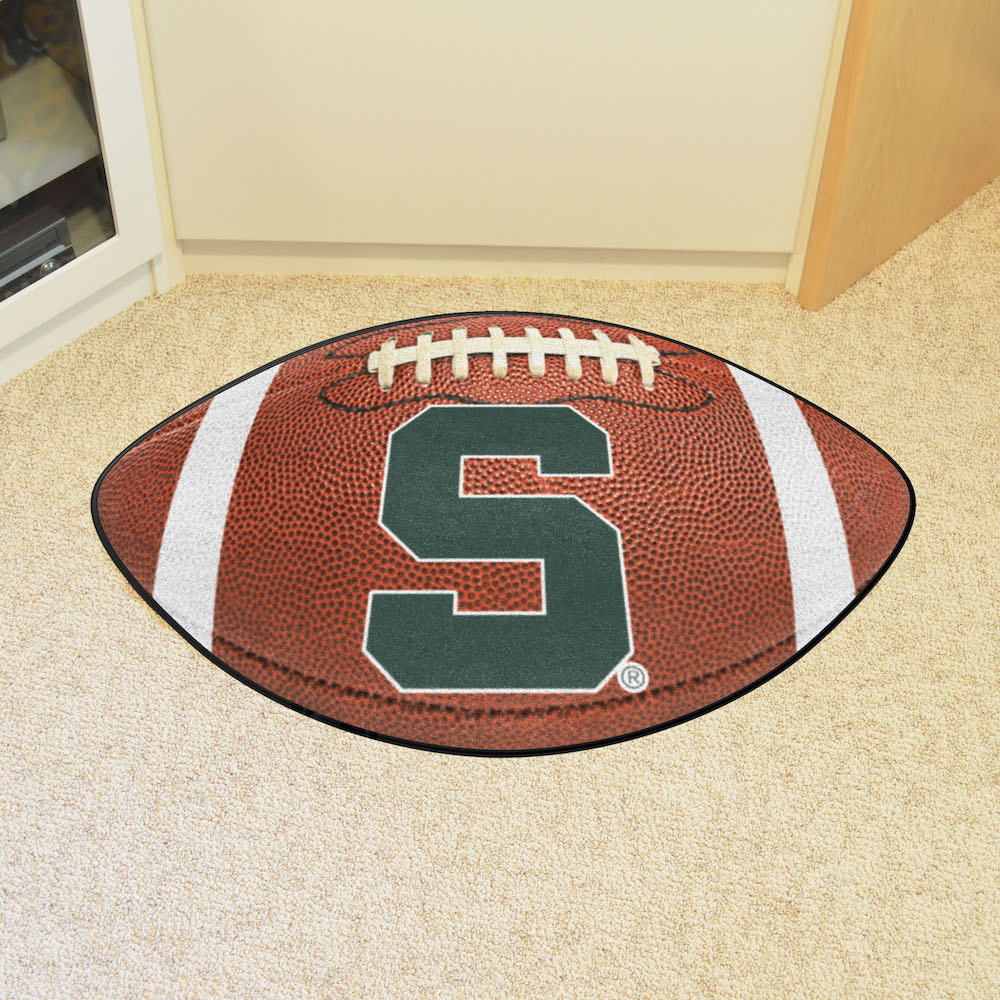 Michigan State Spartans FOOTBALL Mat - 2nd Logo