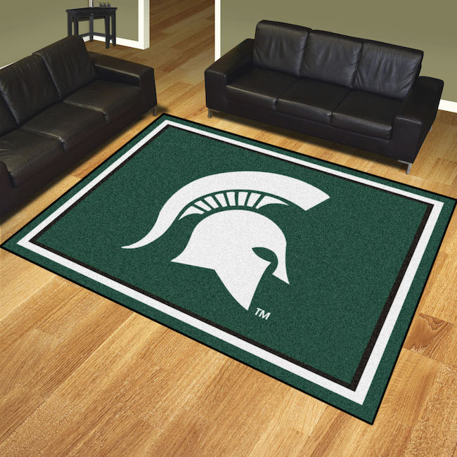 Michigan State Spartans Ultra Plush 8x10 Area Rug