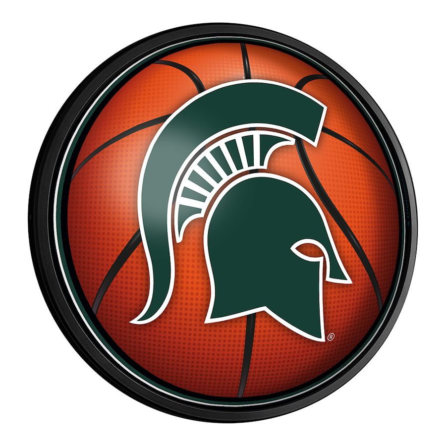 Michigan State Spartans Slimline LED Wall Sign ~ BASKETBALL