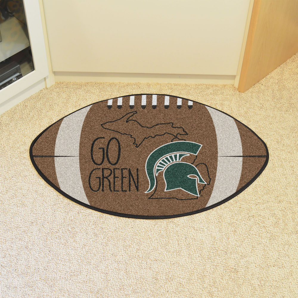 Michigan State Spartans SOUTHERN STYLE 22 x 35 Football Mat