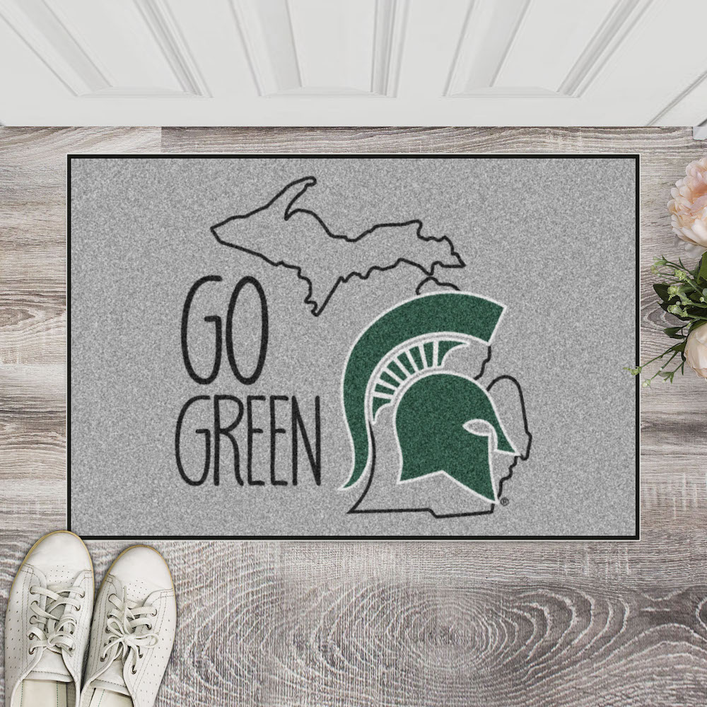 Michigan State Spartans SOUTHERN STYLE 20 x 30 STARTER Floor Mat