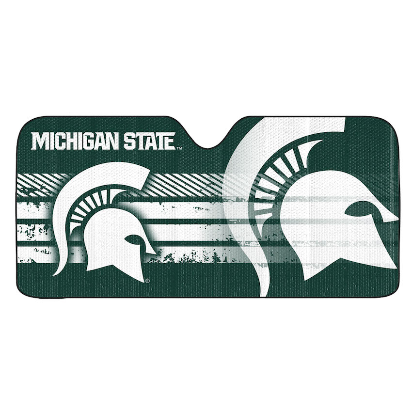 Michigan State Spartans AutoShade Folding Windshield Cover