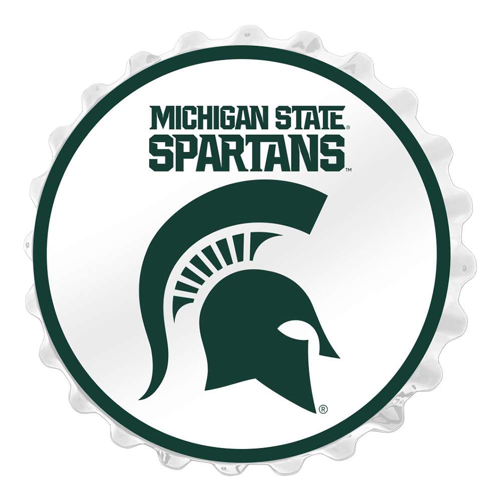 Michigan State Spartans Bottle Cap Wall Sign