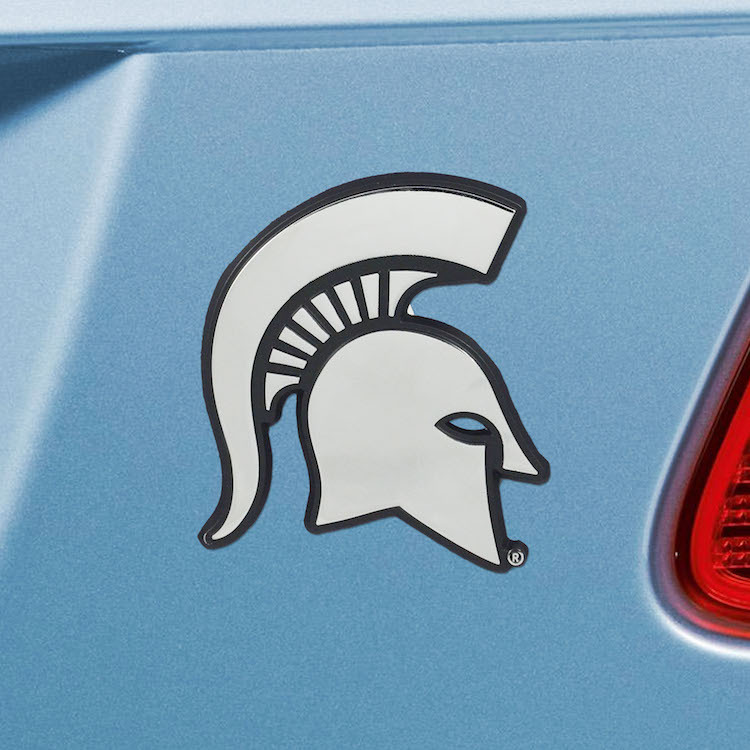 Michigan State Spartans Metal Auto Emblem