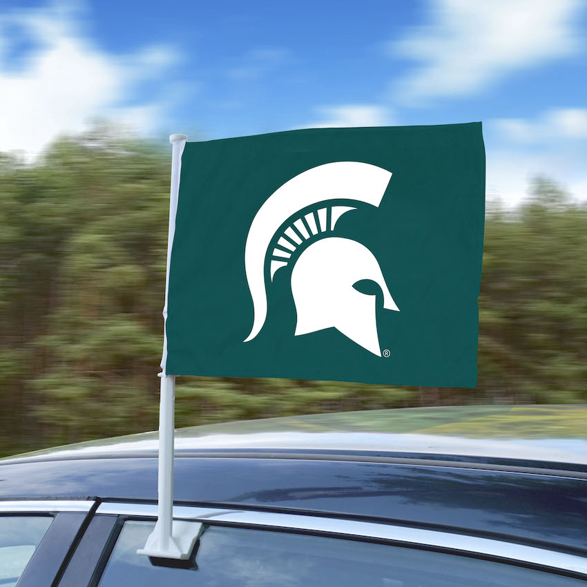 Michigan State Spartans Car Flag