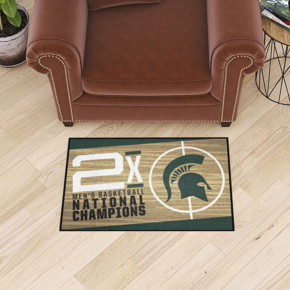 Michigan State Spartans 20 x 30 DYNASTY Starter Floor Mat