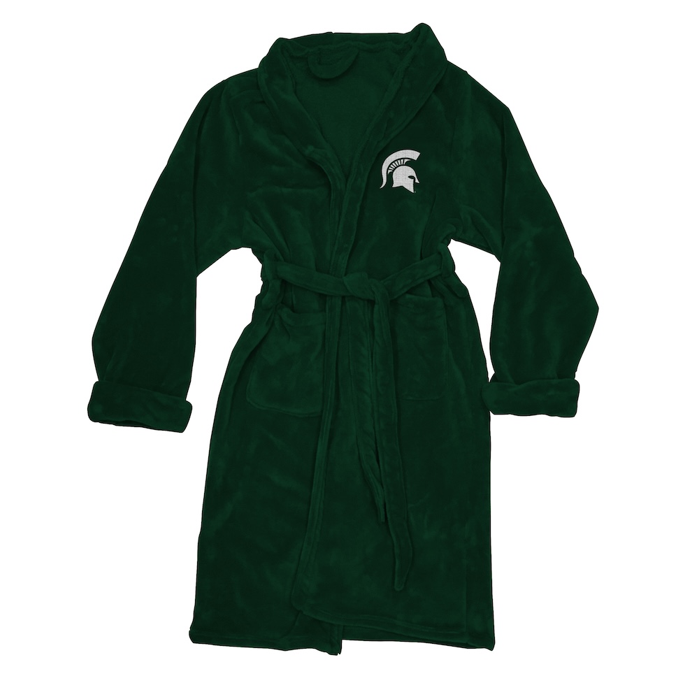 Michigan State Spartans Mens Silk Touch Bath Robe (L/XL)