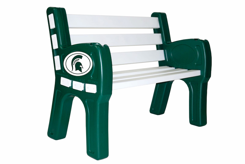 Michigan State Spartans Park Bench