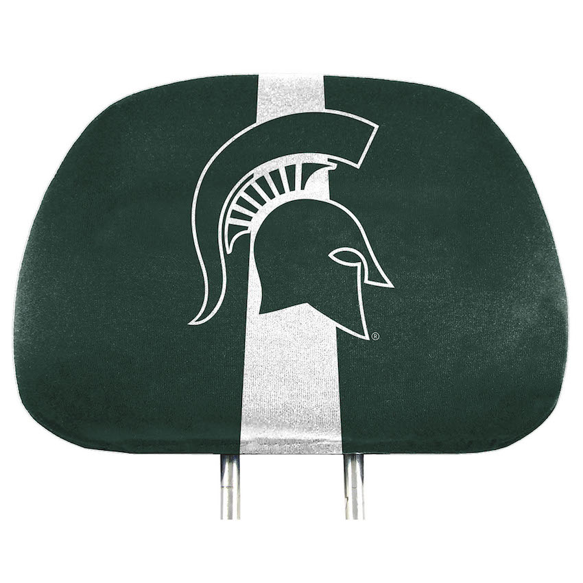 Michigan State Spartans Printed Head Rest Covers