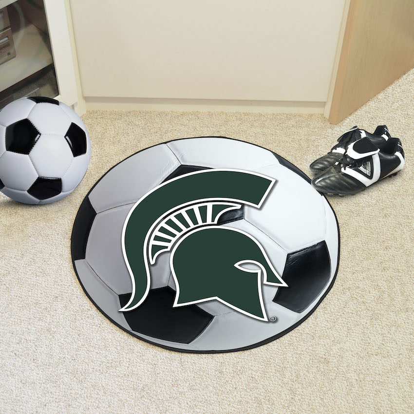 Michigan State Spartans SOCCER BALL Mat