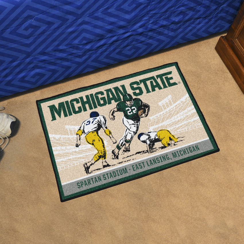 Michigan State Spartans 20 x 30 TICKET Starter Floor Mat