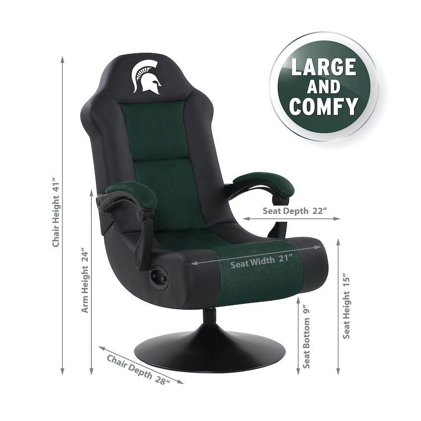 Michigan State Spartans ULTRA Video Gaming Chair